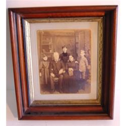 VICTORIAN WALNUT SHADOWBOX FRAME