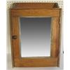 Image 1 : SOFTWOOD MEDICINE CABINET WITH MIRRORED DOOR
