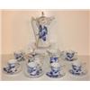 Image 1 : 15 PC. LIMOGES BLUE DEC. CHOCOLATE SET
