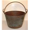 Image 1 : PRIMITIVE HANDLED BRASS BUCKET