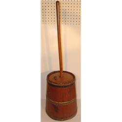 PRIMITIVE WOODEN BUTTER CHURN