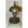 Image 1 : BRASS HOTEL BELL WITH MARBLE BASE