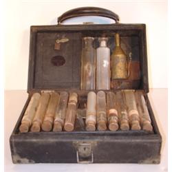 ANTIQUE CHEMIST CASE