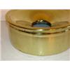 Image 2 : BRASS PORCELAIN LINED SPITTOON