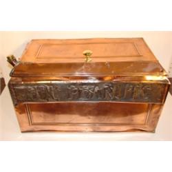 PRIMITIVE COPPER PEANUT ROASTER