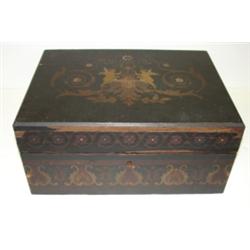 VICTORIAN INLAID DEC. DOCUMENT BOX