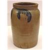 Image 1 : BLUE DEC. REMMEY STONEWARE CROCK