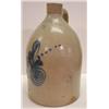 Image 1 : BLUE DEC. CONNECTICUT STONEWARE JUG