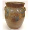 Image 1 : BLUE DEC. OVOID STONEWARE CROCK