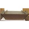Image 1 : PRIMITIVE PENNSYLVANIA COVERED WOODEN DOUGH BOX
