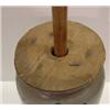 Image 3 : BLUE DEC. STONEWARE BUTTER CHURN