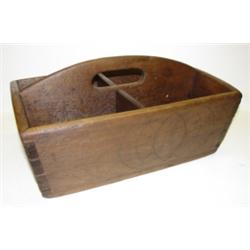 19TH CENT. WOODEN CARRIER