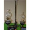 Image 1 : WROUGHT IRON DOUBLE HANGING LAMP