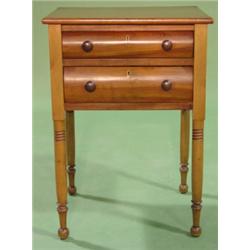 SHERATON CHERRY & MAPLE WORK TABLE