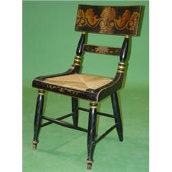 SHERATON BALTIMORE PAINTED SIDE CHAIR