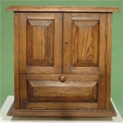 EARLY HEART PINE COUNTER TOP CABINET