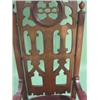 Image 3 : GOTHIC WALNUT I.O.O.F. LODGE ARM CHAIR