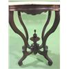 Image 4 : VICTORIAN WALNUT MARBLE TOP TABLE