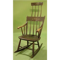 ORIGINAL PAINTED WINDSOR ROCKER