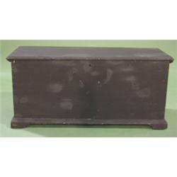 EARLY PINE DOVETAILED BLANKET CHEST