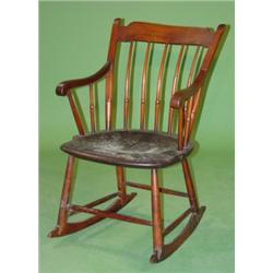 EARLY WINDSOR ARMED ROCKER