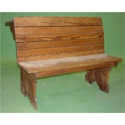 EARLY PINE DOUBLE SCHOOL DESK