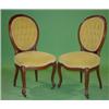 Image 1 : PR. OF VICTORIAN WALNUT SIDE CHAIRS