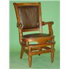 Image 1 : VICTORIAN WALNUT ARM CHAIR