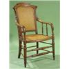 Image 1 : VICTORIAN WALNUT ARM CHAIR