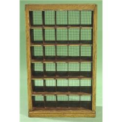 CUSTOM MADE OAK LETTER BOX