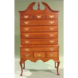CHERRY QUEEN ANNE STYLE HIGHBOY