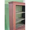 Image 5 : RED PAINTED STEP-BACK CUPBOARD