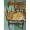Image 2 : SET OF 4 OAK CAPTAIN'S CHAIRS