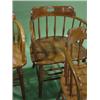 Image 5 : SET OF 4 OAK CAPTAIN'S CHAIRS