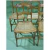 Image 2 : SET OF 5 CURLY MAPLE CHAIRS