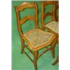 Image 4 : SET OF 5 CURLY MAPLE CHAIRS