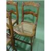Image 5 : SET OF 5 CURLY MAPLE CHAIRS
