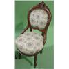 Image 4 : PR. OF VICTORIAN WALNUT SIDE CHAIRS