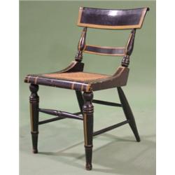 SHERATON CANE BTM. SIDE CHAIR