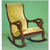Image 1 : VICTORIAN MAHOGANY LINCOLN ROCKER