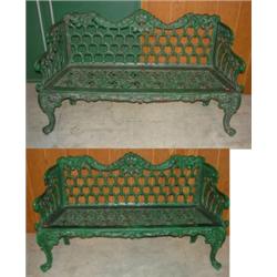 PR. OF EARLY WROUGHT IRON BENCHES