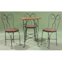 4 PC. ICE CREAM PARLOR SET