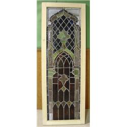EARLY STAINED GLASS WINDOW