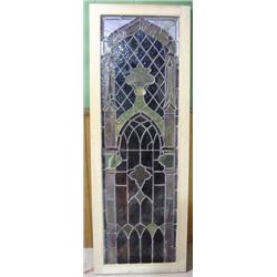 EARLY STAINED GLASS WINDOW