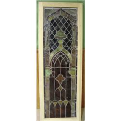 EARLY STAINED GLASS WINDOW