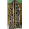 Image 1 : PR. OF HALF-ROUND STAINED GLASS WINDOWS
