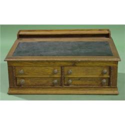 EARLY OAK TABLE TOP DESK