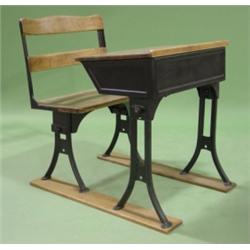 CHILD'S SCHOOL DESK & CHAIR