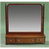 Image 1 : MAHOGANY 3 DRAWER SHAVING MIRROR