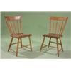 Image 1 : PR. OF SOFTWOOD ARROW BACK CHAIRS